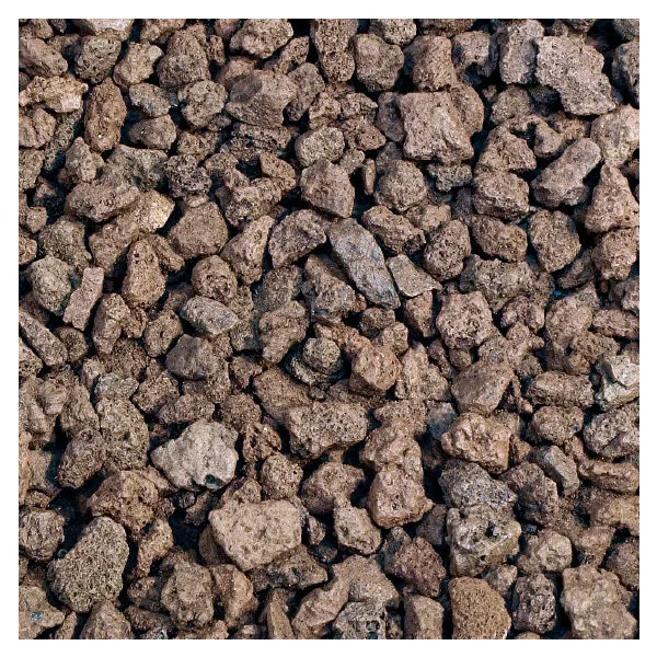 Lava Mulch Rot – Körnung 8-16 Mm, 1000 Liter Im Big Bag, Dauerhafte Mulchschicht Für Beete